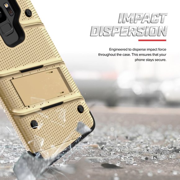 BOLT Series for Samsung Galaxy S9 Case Military Grade Drop Tested with Tempere